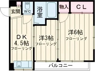 椿ビル【4階】の間取り