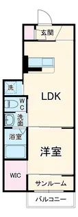 アビタシオン元町Ⅱ【105号室】の間取り