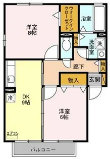 イーストプラザ B【1階】の間取り