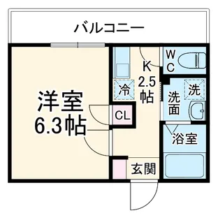 LaLa Gran【3階】の間取り