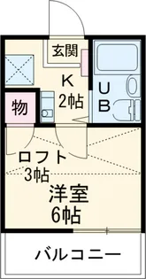 ユトリロ曳馬【102号室】の間取り
