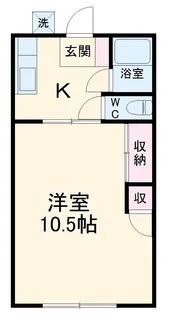 コーポ山田【2階】の間取り