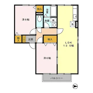 グランシャリオ・エノ【01010号室】の間取り