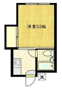 大島コーポ【202号室】の間取り