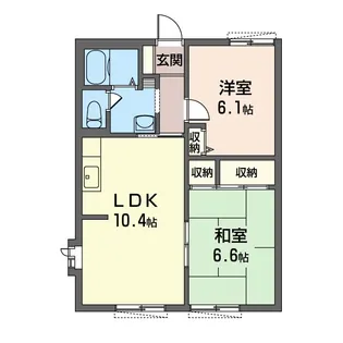シャーメゾンMOA【101号室】の間取り
