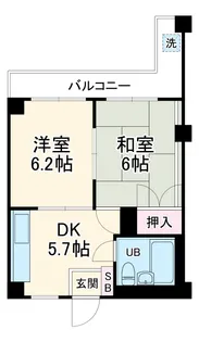 江田ハイム【3階】の間取り
