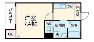 ジーメゾン見沼大和田パティオ【3階】の間取り