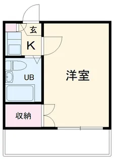 月会町レジデンス【101号室】の間取り