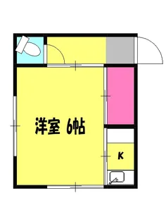 今井荘【3号室】の間取り