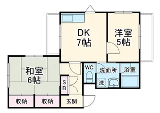 ハイムミサワ【2階】の間取り