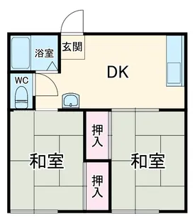 コーヨーハイツ【202号室】の間取り