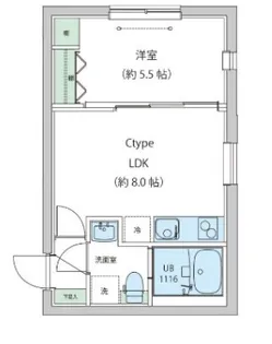 レオーネ早稲田【2階】の間取り