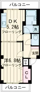 GRACE STAR【3階】の間取り