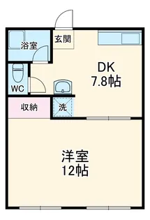 スズキハイツB【B-205号室】の間取り