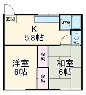 ルーモス咲が丘【2階】の間取り