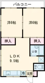 ヴェル六本木【3階】の間取り