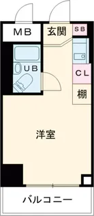 トーショービル【11階】の間取り