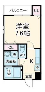 フジパレス城東諏訪ノースⅡ番館【1階】の間取り