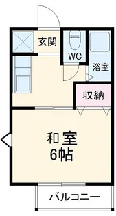 シャルムⅠ【101号室】の間取り