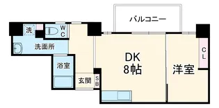 VILLA MARY五条【2階】の間取り