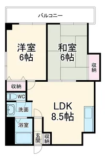 エドケンベルトピア豊中Ⅰ【3階】の間取り