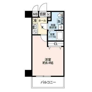 プレール・ドゥーク西新井Ⅱ【5階】の間取り