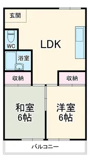 グリーンハイツ浦和【4階】の間取り