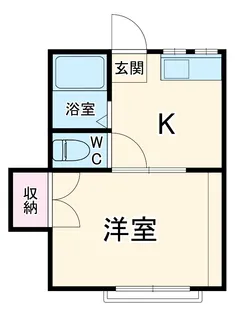 第3ミドリハイツ【1階】の間取り