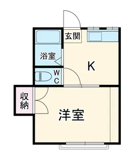 第3ミドリハイツ【1階】の間取り