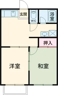 メルヴィーユ【202号室】の間取り