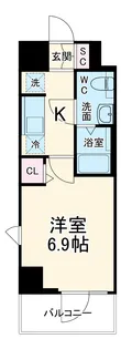 LIME RESIDENCE HIRATSUKA EAST【701号室】の間取り