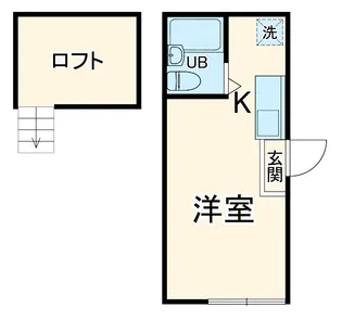 リバーハイツ【2階】の間取り