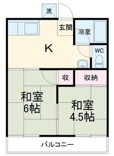 辻サンハイツ【2階】の間取り