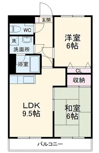 セレッサY’S【2階】の間取り