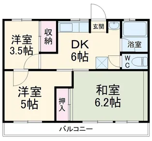 コーポ伊谷【4階】の間取り