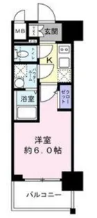 エスリード新大阪ザ プレミアEAST【7階】の間取り