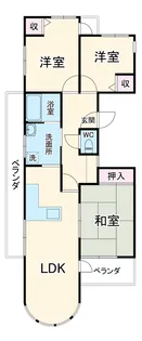 ナビハイツ新正S棟【201号室】の間取り