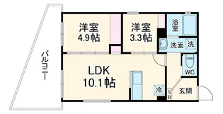 HIBI【1階】の間取り