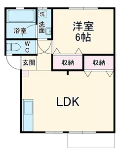 オリエンタルハイツ【1階】の間取り