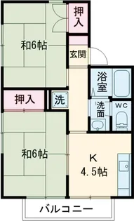 グレイス松井【2階】の間取り