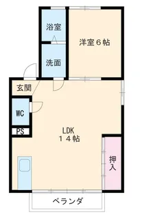 TERRACE高野 Ⅰ【202号室】の間取り