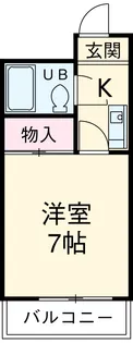 ハイツ銭成【204号室】の間取り