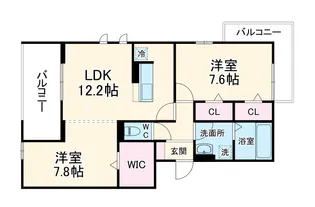 レジェーロⅡ【2階】の間取り