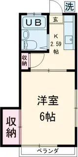 エクセレント内田【02010号室】の間取り