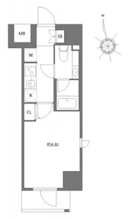 エヌステージジェイアール新白岡駅前【4階】の間取り