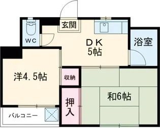 コーポマルナカ【2階】の間取り
