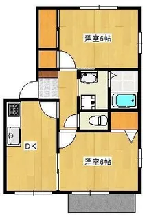 ドリームハイツ【2階】の間取り
