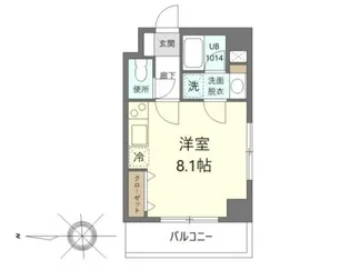 ジョイヴィレッジ御殿山【2階】の間取り