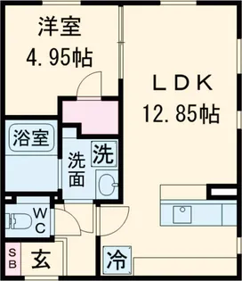 レピュア目黒本町レジデンス【2階】の間取り