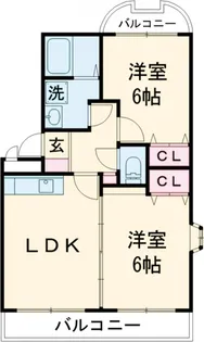 ニューグリーンコート【2階】の間取り